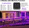 2 Pack Halloween Solar String Lights - 200 LED 66FT (Orange/Purple)
